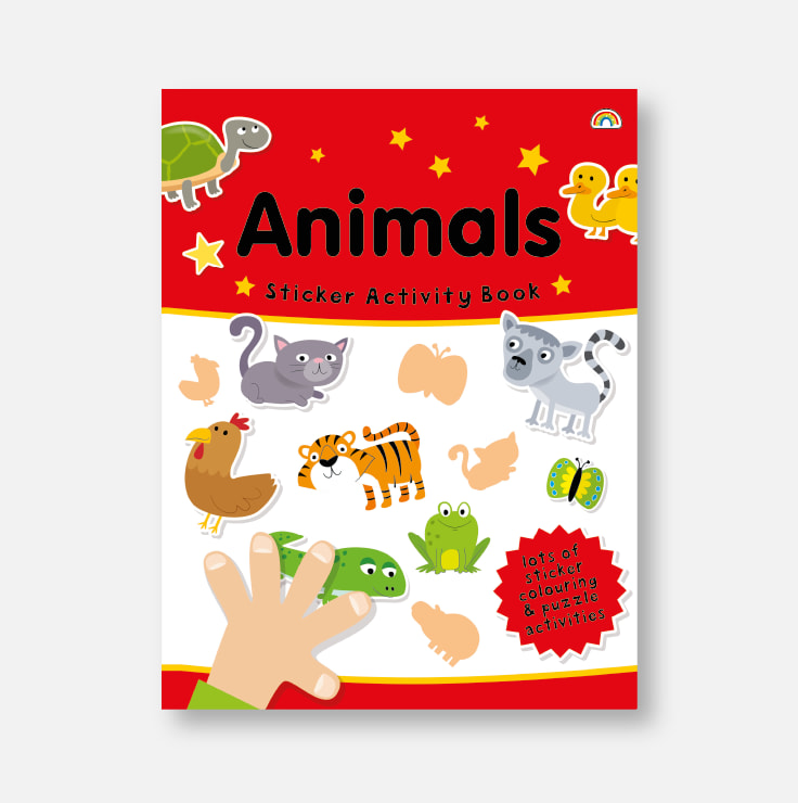 Sticker Activity Book - Animals cover