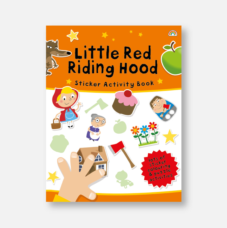 Sticker Activity Book - Little Red Riding Hood cover