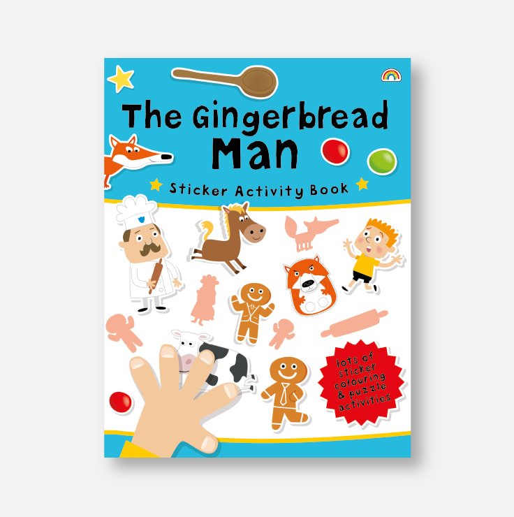 Sticker Activity Book - The Gingerbread Man cover