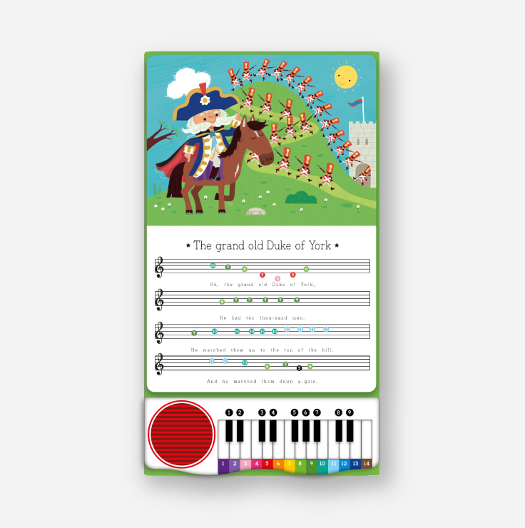 Piano Playtime - Singalong Songs example spread and piano
