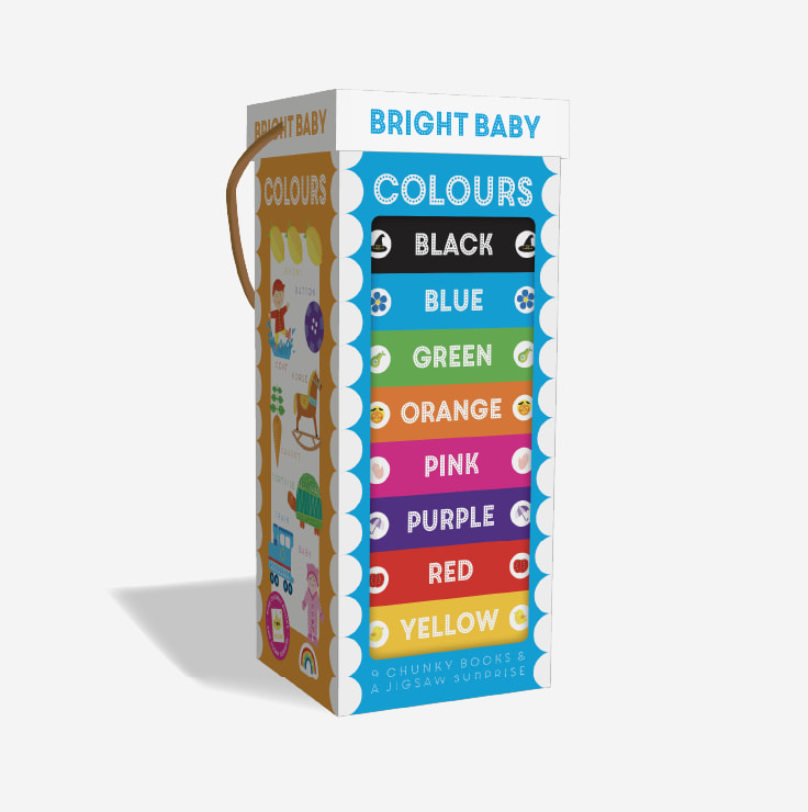 Bright Baby Book Tower - Colours box