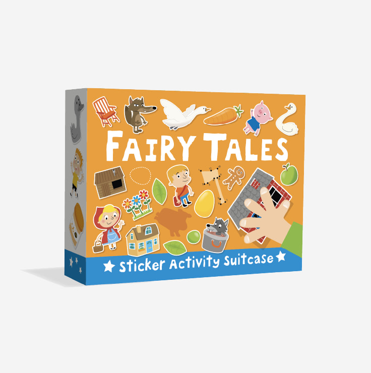 Sticker Activity Suitcase - Fairy Tales box