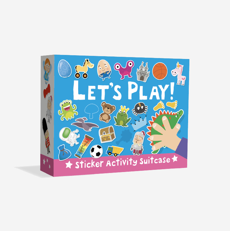 Sticker activity suitcase - Let's Play box