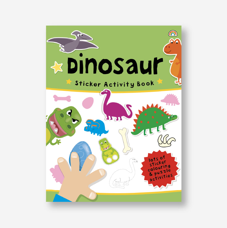 Sticker Activity Book - Dinosaur cover