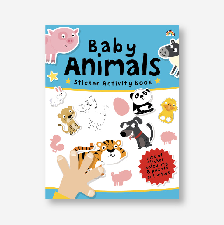 Sticker Activity Book - Baby Animals cover