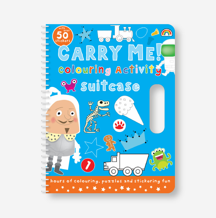 Carry Me! Colouring Activity book - blue cover