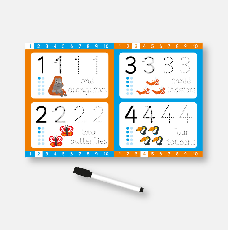 Let's Get Ready for school - Animals Box example spread