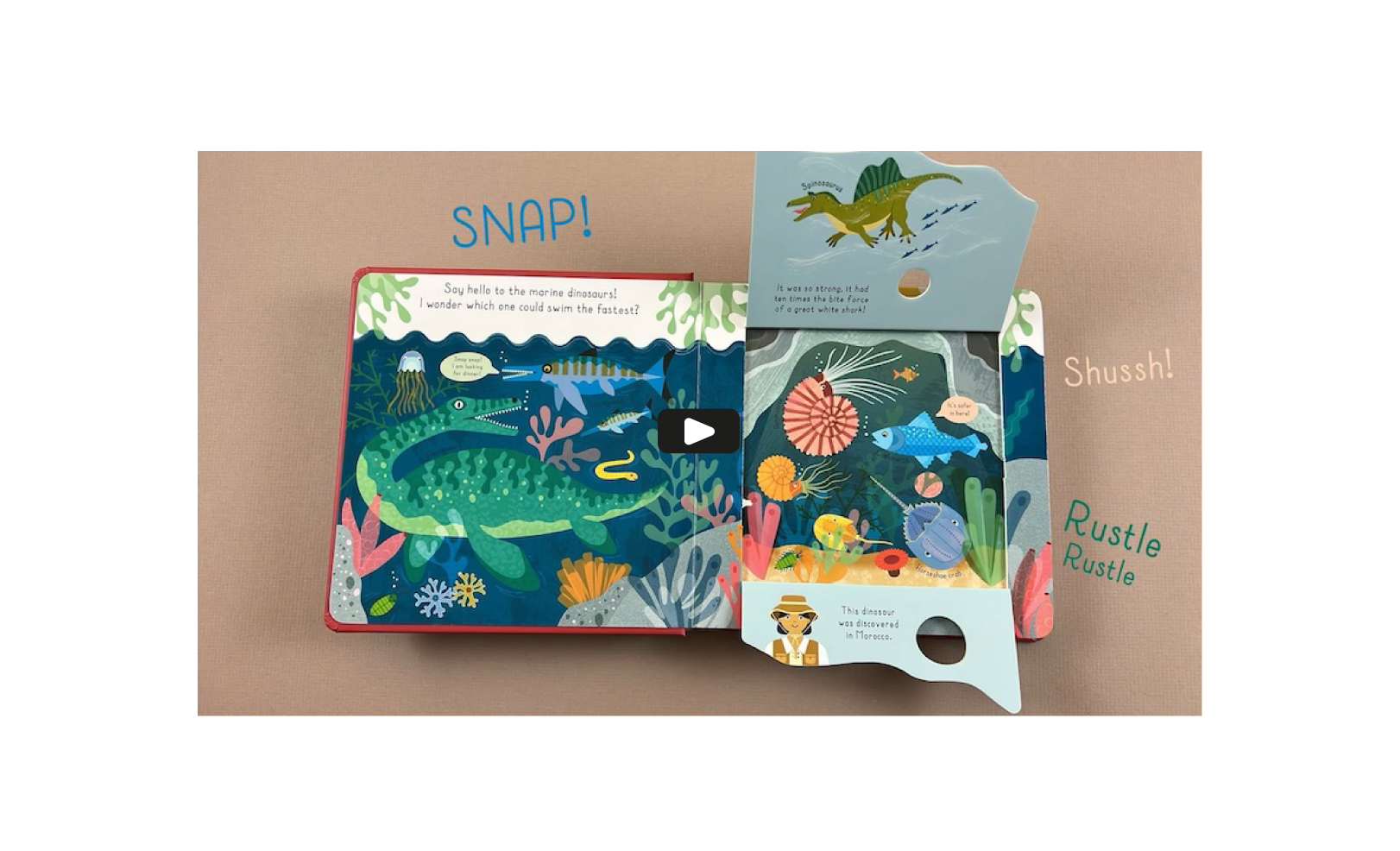 launch Peek Inside – Dinosaurs video