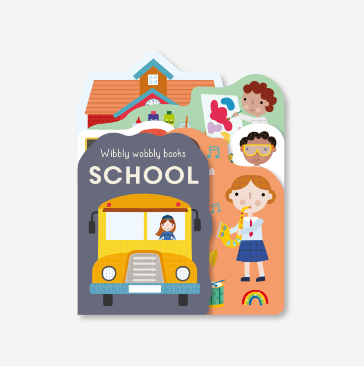 Wibbly wobbly school cover
