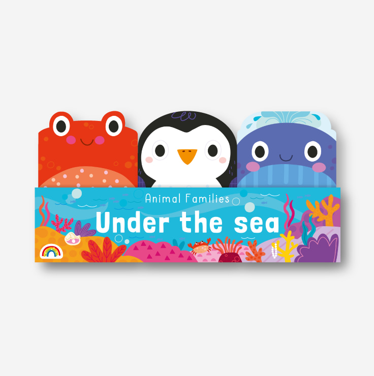animal families under the sea 3 book set with case