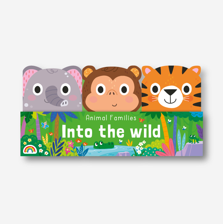 animal families into the wild 3 book set with case