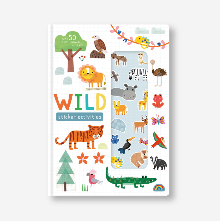 Stretchy stickers wild cover