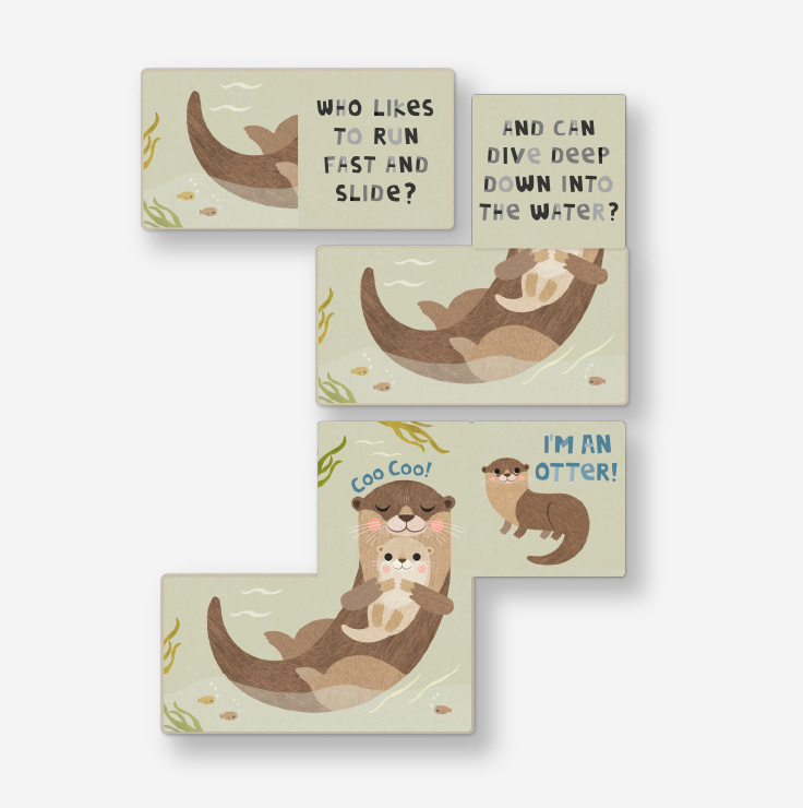 Who am I I'm a bear open fold out spread